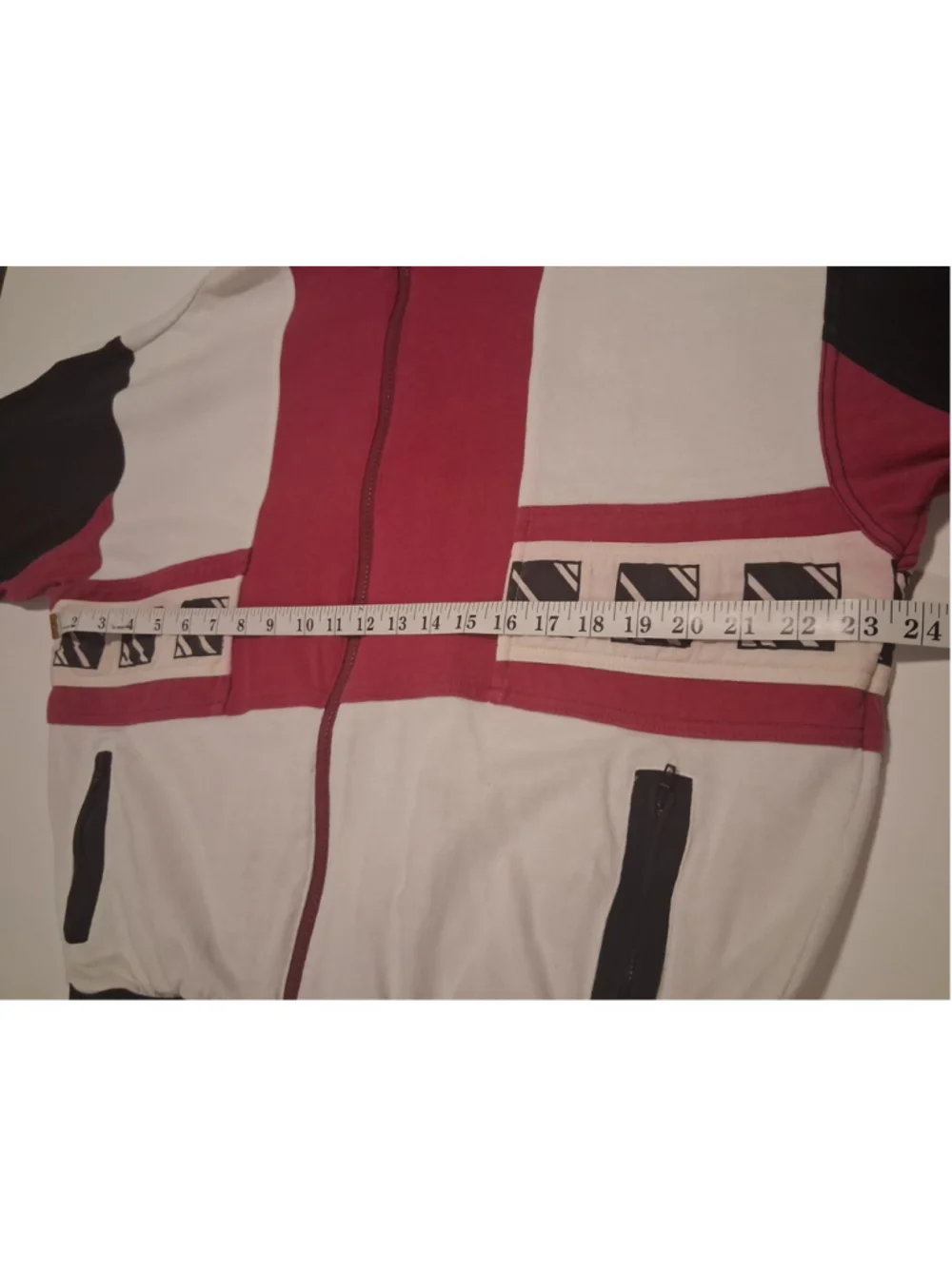 Vintage 80s 90s Adidas Men's Medium Cotton Bomber Track Jacket Colorblock *READ*